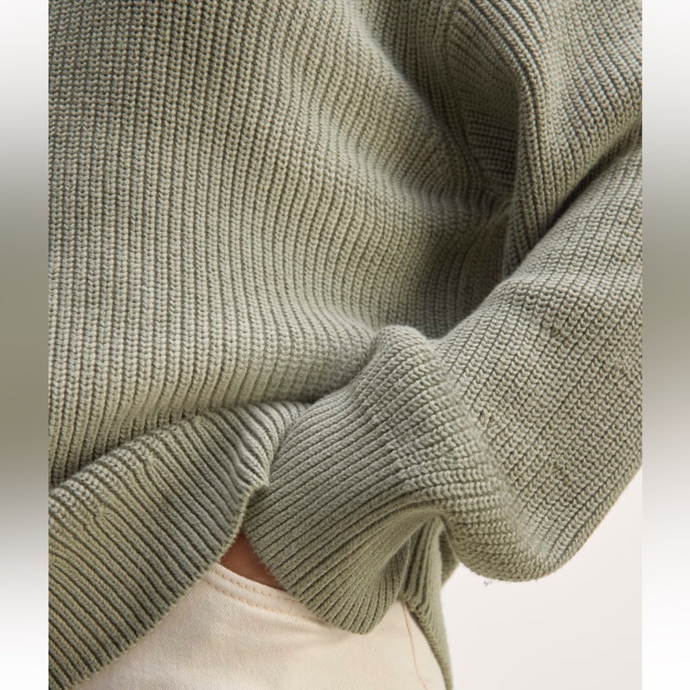 Everlane Half-Zip in Everyday Cotton - Size M - Picture 4 of 11